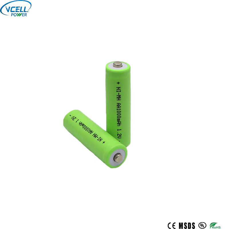 1.2V 1000mAh AA NIMH Rechargeable Battery