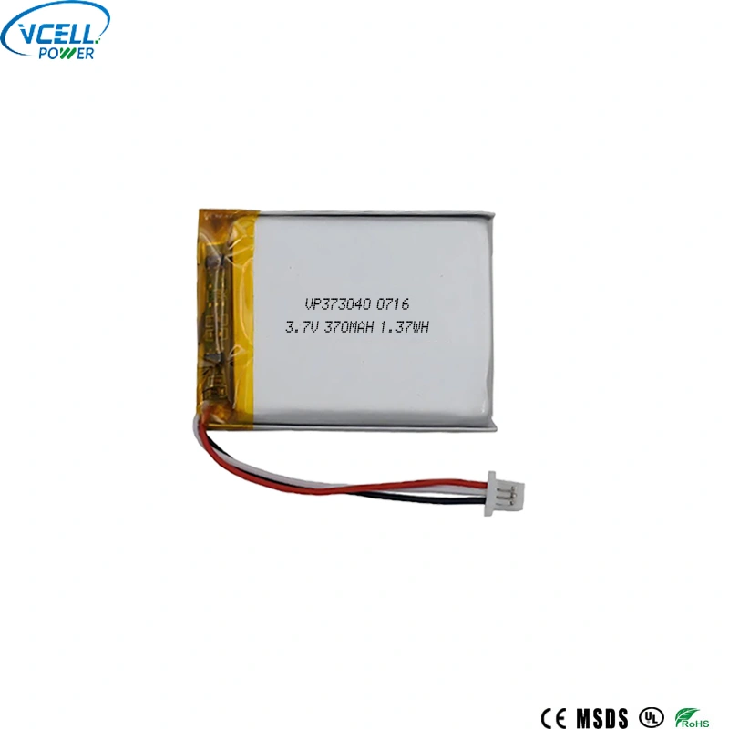 373040 3.7V 370mAh Ultra-Thin LiPO Battery